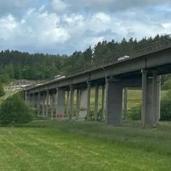 Skramstadsbron på E22 i Västervik. Foto: Trafikverket
