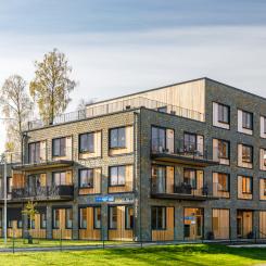 Bostäder och tandvård i Bengtsfors, ett av projekten som ingår i studien. Foto: Arkitema