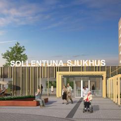 Bild från Sollentuna sjukhus, ett tidigare projekt för Norconsults konstruktionsavdelning. Foto: Norconsult