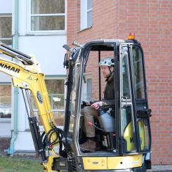 Spadtag Lindgården i Broby - Daniel Lyckestam. Foto: Östra Göinge kommun.