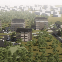 Startskott för bostadsprojekt i Rimbo. Pressbild: Rånäs Bruk AB