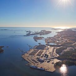 Stockholm Norvik Hamn. Foto: Stockholms Hamnar/Per-Erik Adamsson