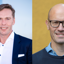 Håkan Danielsson och Stefan Sandberg. Foto: WSP/Peter Lydén