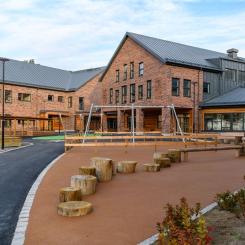 Svärtinge skogsbacke skola. Pressbild: NCC