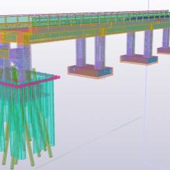 Landbro testas på Tjärnbäcksbron vid Norrbotniabanan. Bild: Inhouse Tech