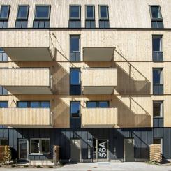 Trähuset i Sävja, LINK Arkitektur.  Av: Sebastian Lindqvist
Upphovsrätt: LINK Arkitektur