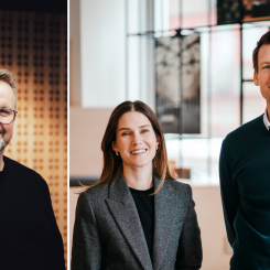 Nya projektledare på Krook & Tjäder. Daniel Nilsson, projektledare Kristianstad, Linnea Emmot Tiger, projektledare Göteborg, Andreas Björklund, projektledare Göteborg. Bild:   Krook & Tjäder