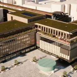 DNB Livsforsikrings kontor i Trondheim får ansiktslyftning av Skanska. Bild: Snøhetta