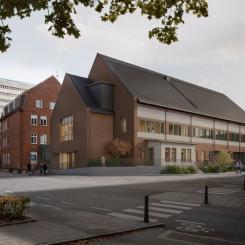 Skånes universitetssjukhus i Lund.  Illustration: Sweco Architects/Region Skåne