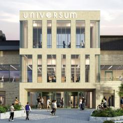 Universum, Campus Umeå.  
Skiss: White Arkitekter
