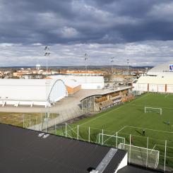 Projektet inkluderar om- och nybyggnation av Sportcentrum, Brätte ridskola, Öxnereds förskola Foto: Vänersborgs kommun