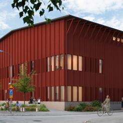 Visionsbild idrottshall: Norconsult