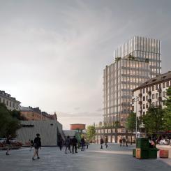 Visionsbild Spelbomskan 9. Visionsbild av: White Arkitekter