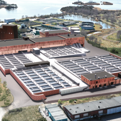 Visualisering Kalmarsundsverket / bild: Endress+Hauser lånat från Kalmar Vatten
