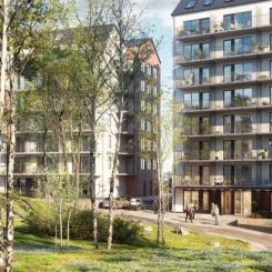 Bostadsområde. Pressbild: Weland